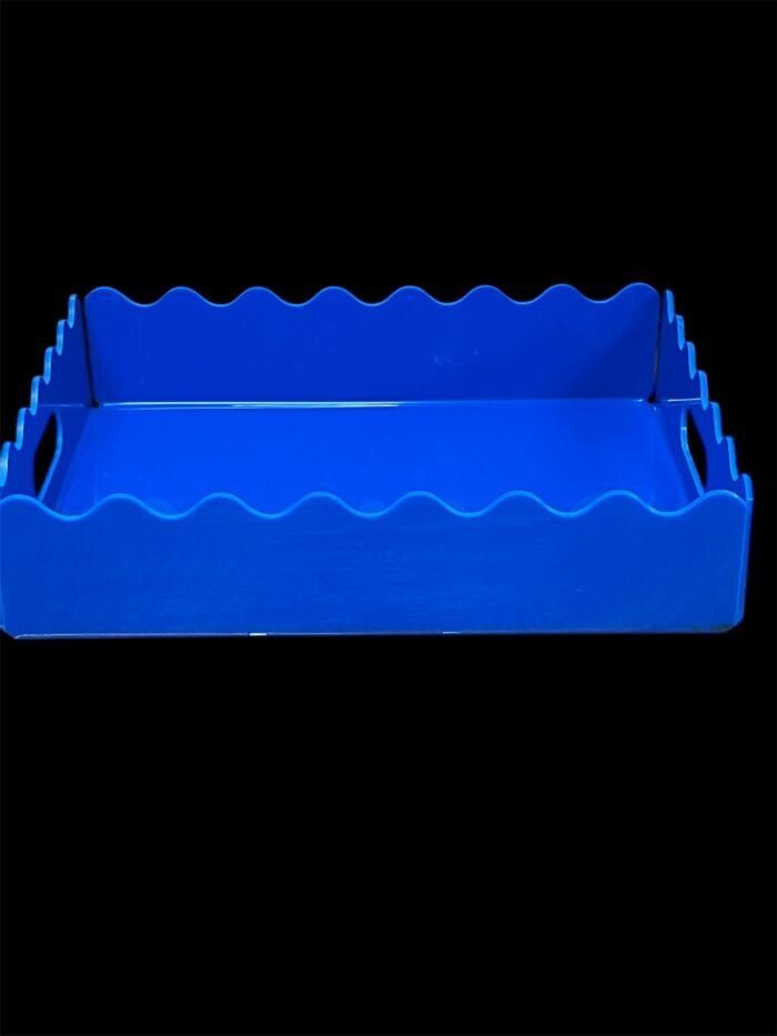 Blue Acrylic Food Display Tray - Image 2