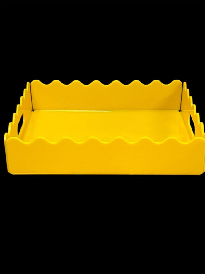 Yellow Acrylic Food Display Tray - Image 2