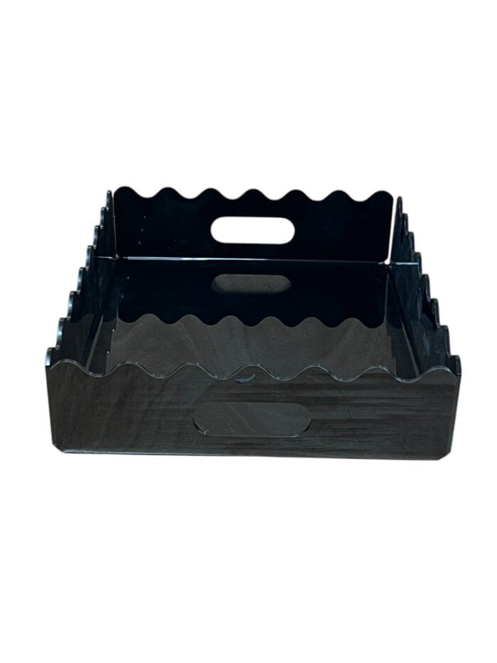 Black Acrylic Food Display Tray - Image 2