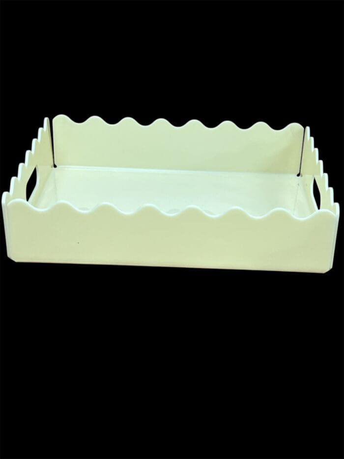 Cream Acrylic Food Display Tray - Image 2