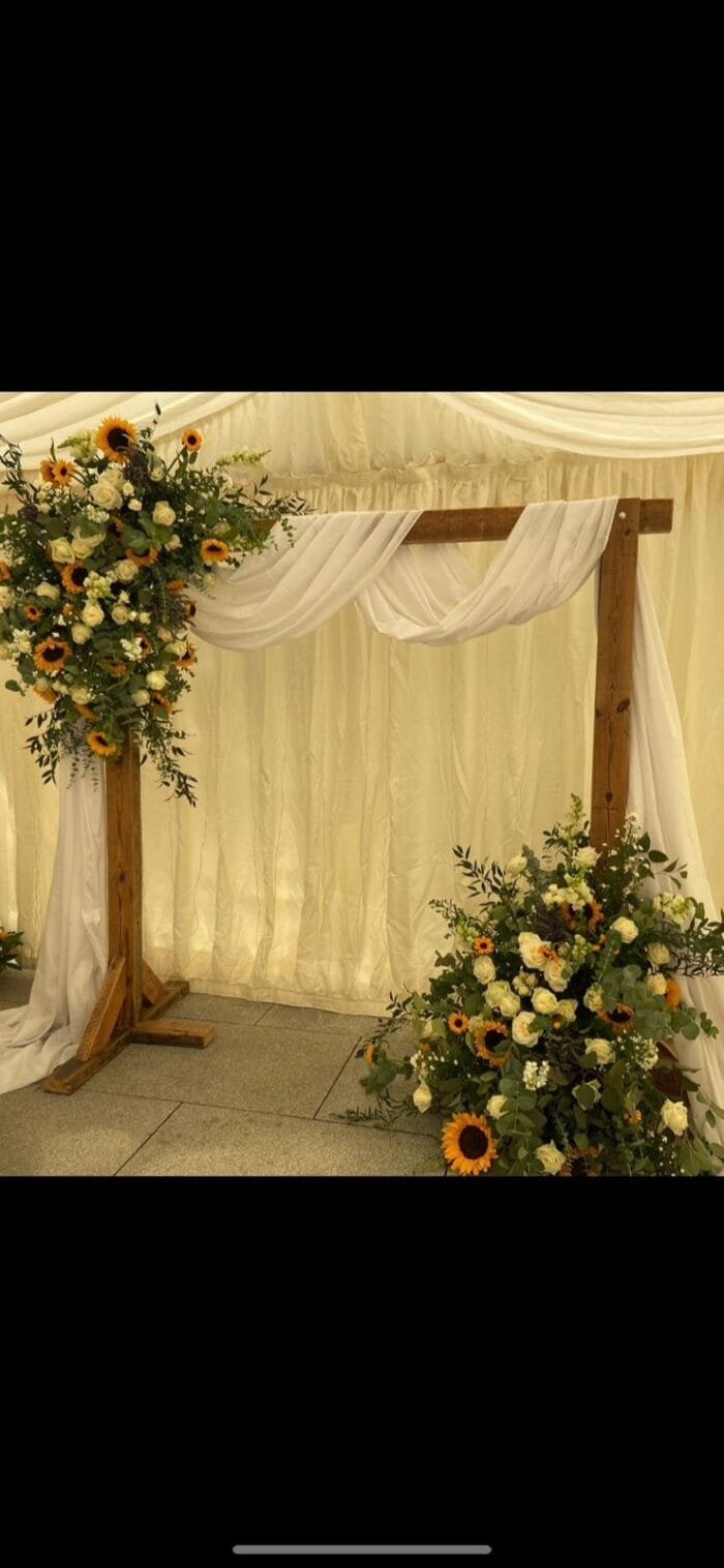 Wooden Backdrop for Weddings or Events