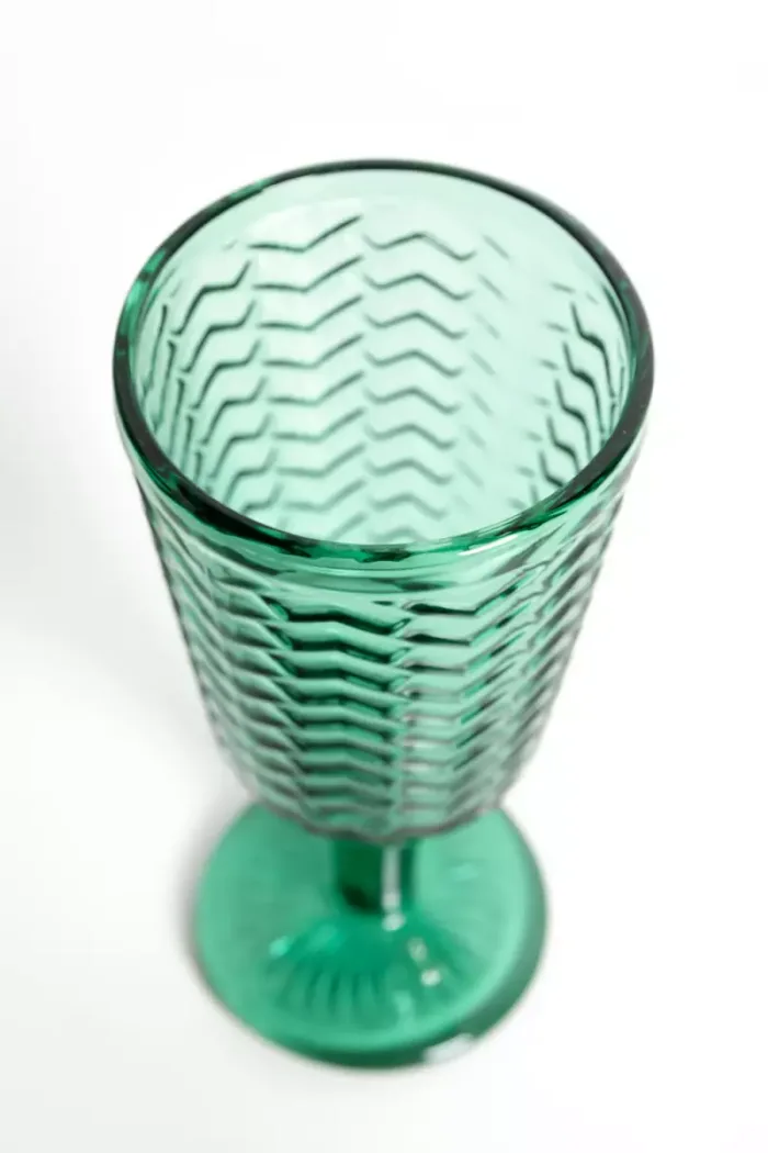 Green Vintage Wine Goblet x1 - Image 4